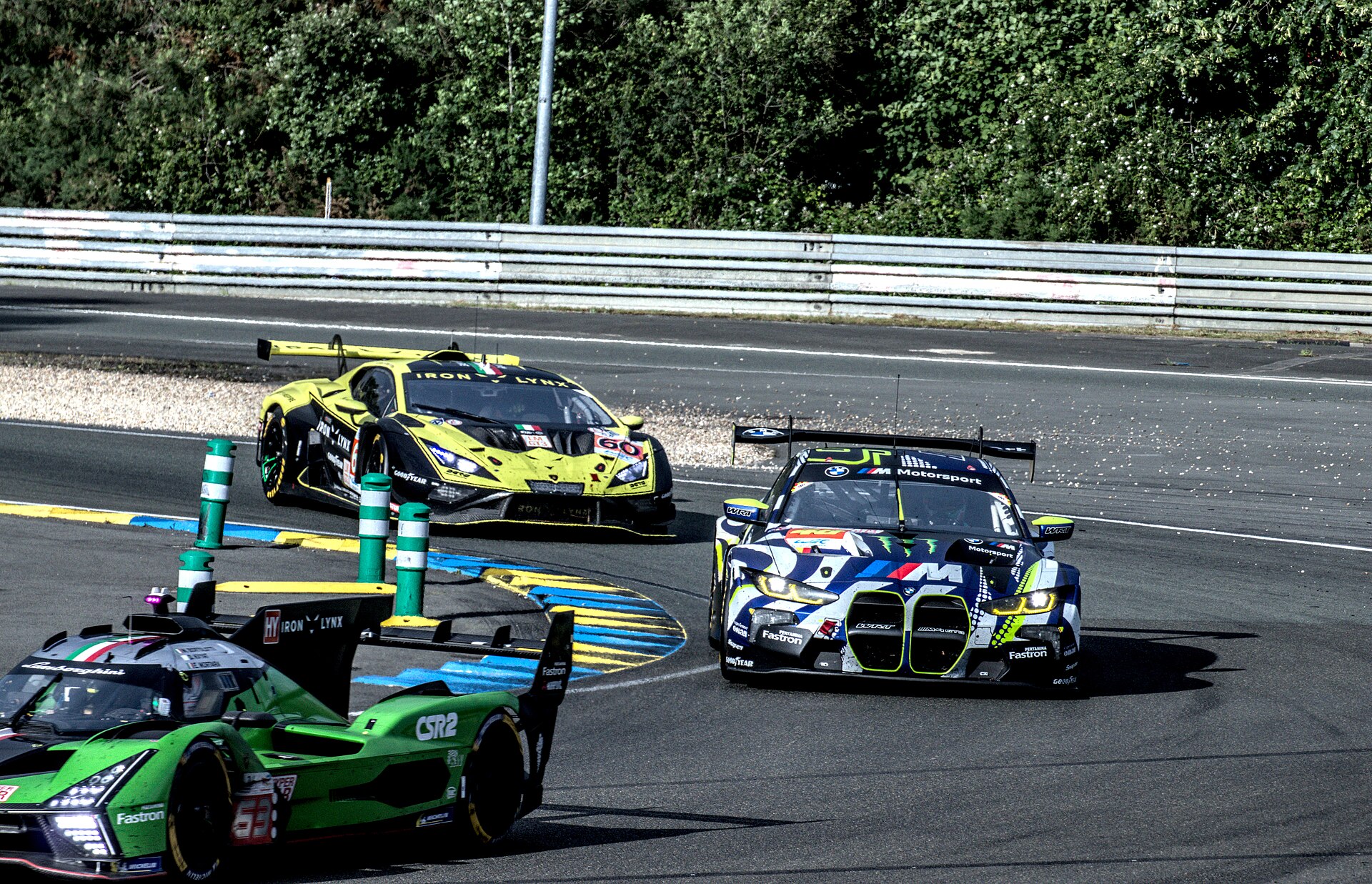 BMW M4 GT3 und Lamborghini, Le Mans – Archiv 2024